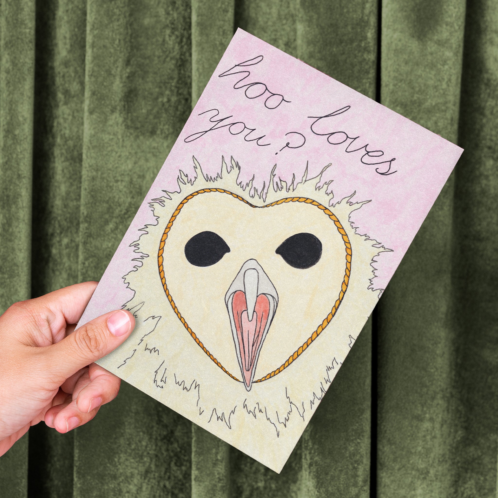 Hoo Loves You? Card