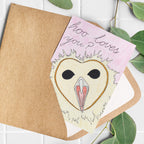 Hoo Loves You? Card