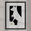 Xoloitzcuintle, Ink & Marker on Paper
